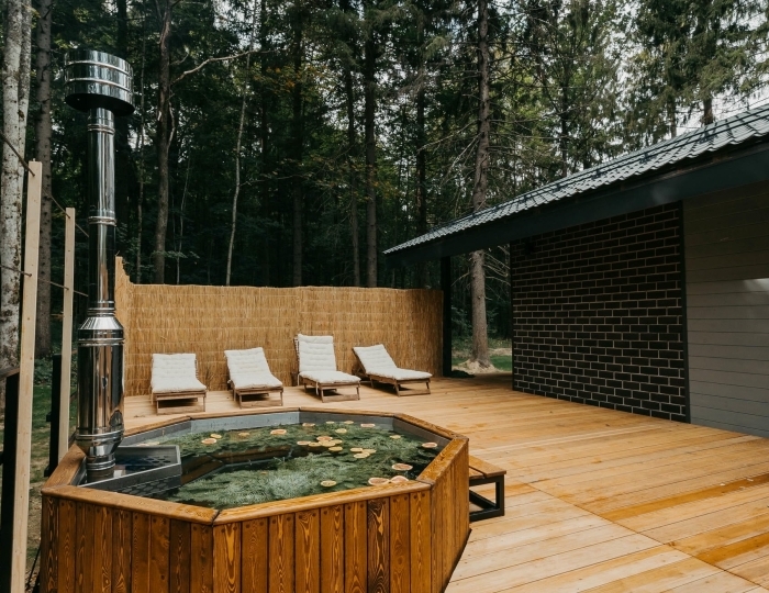 Коттедж с баней - Парк-отель Lesnoy / Лесной